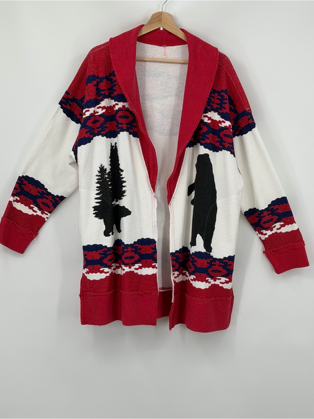 Free People Movement All Team open front cardigan winter Combo XS oversized